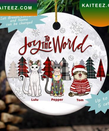 Personalised Cat Christmas Christmas Ornament