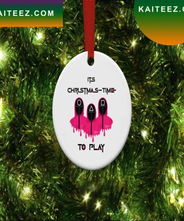 Personalised Squid Game Christmas Tree Decoration Christmas Ornament