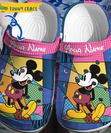 Personalized Enchanting Mickey Mouse Crocs Clog Shoes - Discover Comfort And Style Clog Shoes Unisex Clogs Garden Shoes
