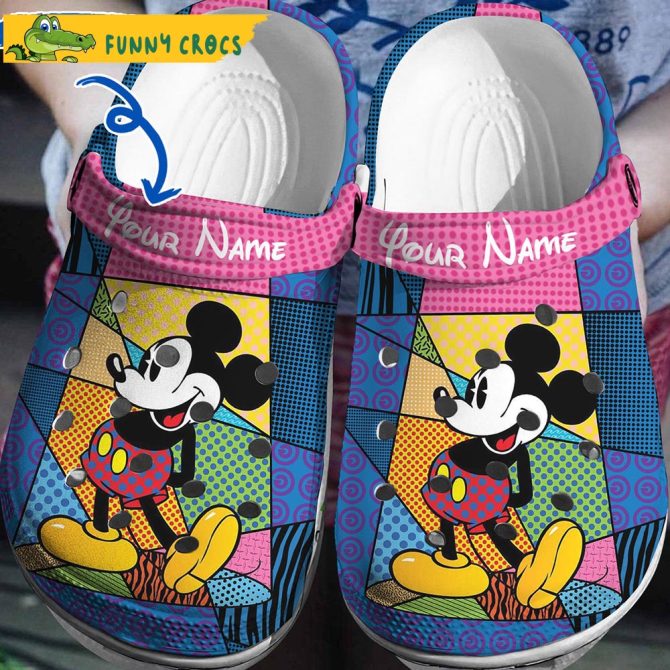 Personalized Enchanting Mickey Mouse Crocs Clog Shoes - Discover Comfort And Style Clog Shoes Unisex Clogs Garden Shoes