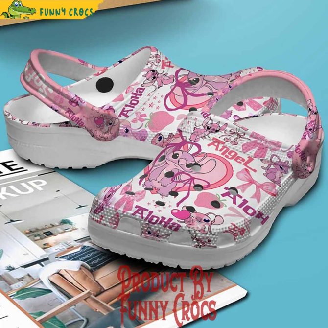 Personalized Lilo And Stitch Angel Crocs For Family - Discover Comfort And Style Clog Shoes For Family - Image 3
