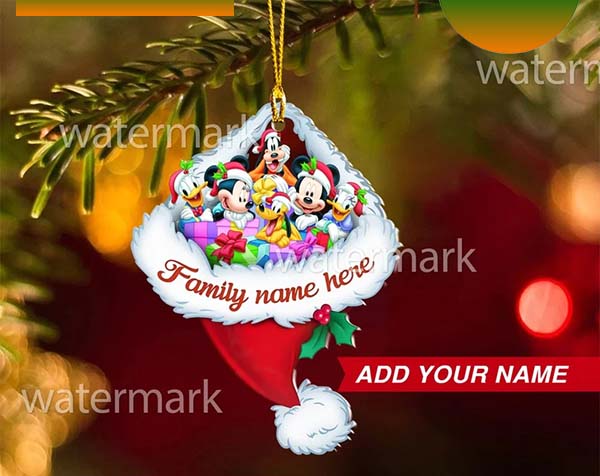 Personalized Mickey And Friends Disney Ornament