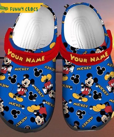 Personalized Mickey Mouse Disney Crocs Clog - Discover Comfort And Style Clog Shoes Unisex Clogs Garden Shoes