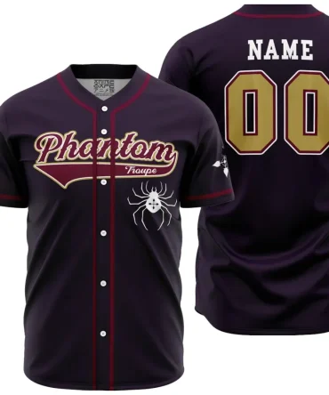 Personalized Phantom Troupe Chrollo Hunter X Hunter Baseball Jersey