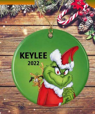 Personalized The Grinch Christmas Ornament