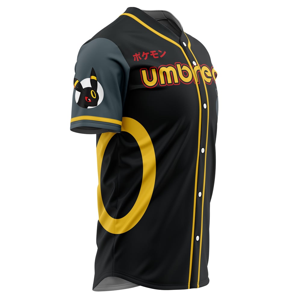 Personalized Umbreon Eeveelution Pokemon Baseball Jersey - Image 4