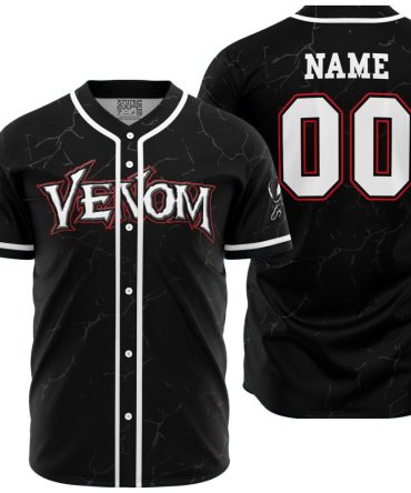 Personalized Venom Marvel Baseball Jersey