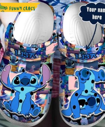 Personalized Funny Stitch Crocs Clog Shoes - Discover Comfort And Style Clog Shoes For Family