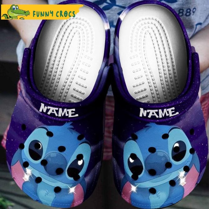 Personalized Likeable Stitch Crocs Clog Shoes - Discover Comfort And Style Clog Shoes For Family