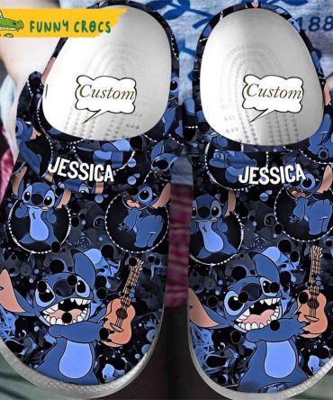 Personalized Violon Stitch Crocs Croband Clog - Discover Comfort And Style Clog Shoes For Family