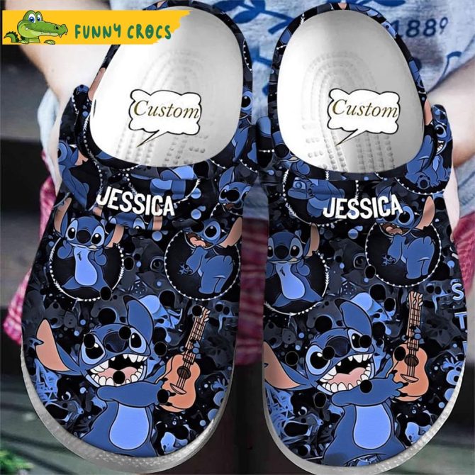 Personalized Violon Stitch Crocs Croband Clog - Discover Comfort And Style Clog Shoes For Family