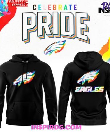 Philadelphia Eagles Celebrate Pride 2025 All Over Print Hoodie