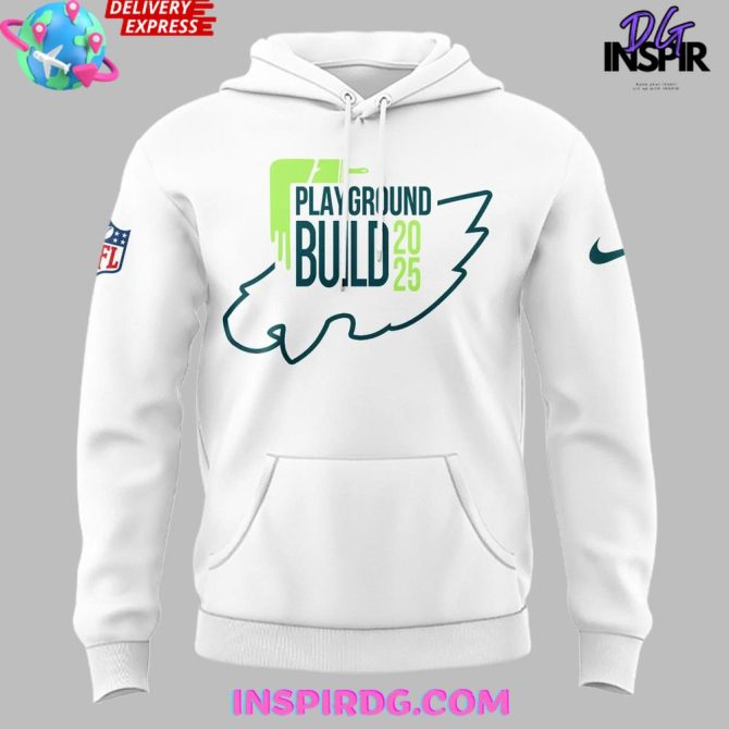 Philadelphia Eagles Playground Build 2025 All Over Print Hoodie - Image 2
