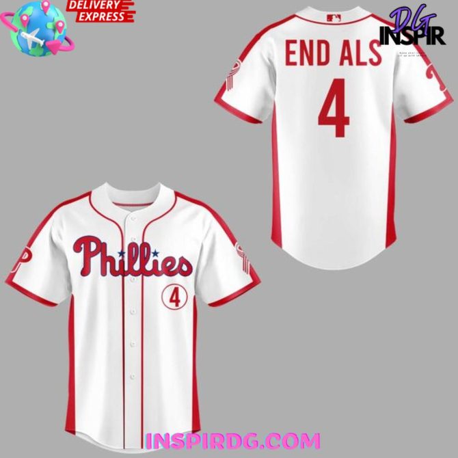 Philadelphia Phillies Als Awareness Night 2025 Baseball Jersey - Image 2