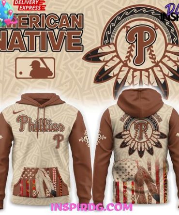 Philadelphia Phillies Native American Heritage Honor 2025 Special All Over Print Hoodie