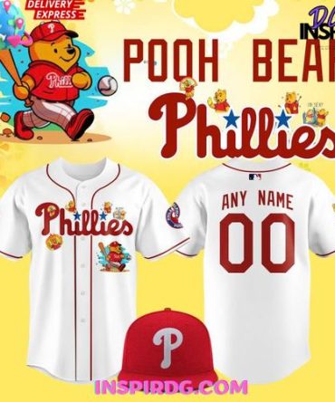 Philadelphia Phillies Pooh Limited Edition Baseball Jersey