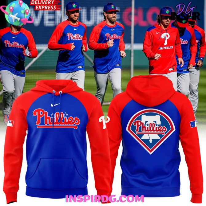 Philadelphia Phillies Spring Training 2025 Performance All Over Print Hoodie