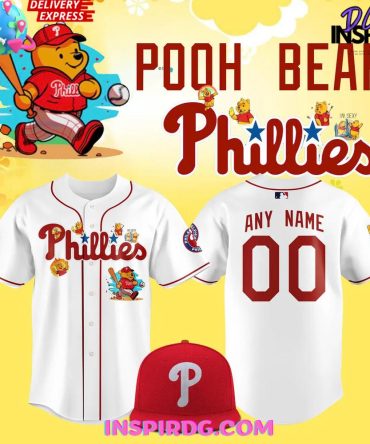 Philadelphia Phillies X Pooh Bear 2025 Baseball Jersey
