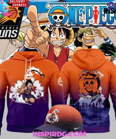 Phoenix Suns X One Piece Special Edition All Over Print Hoodie