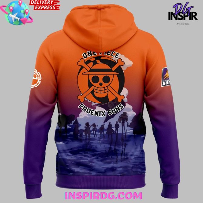 Phoenix Suns X One Piece Special Edition All Over Print Hoodie - Image 3