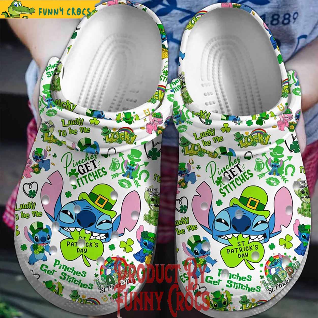Pinches Get Stitches St.Patrick'S Day Crocs Shoes - Discover Comfort And Style Clog Shoes For Family
