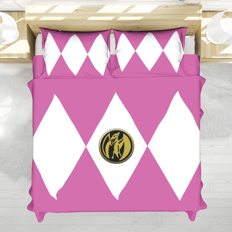 Pink Ranger Mighty Morphin Power Rangers Bedding Set - Image 5