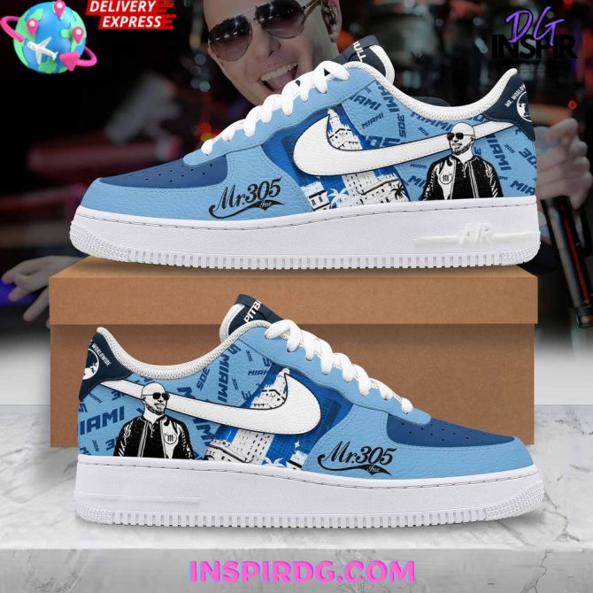 Pitbull Rapper Limited Edition Nike Air Force 1