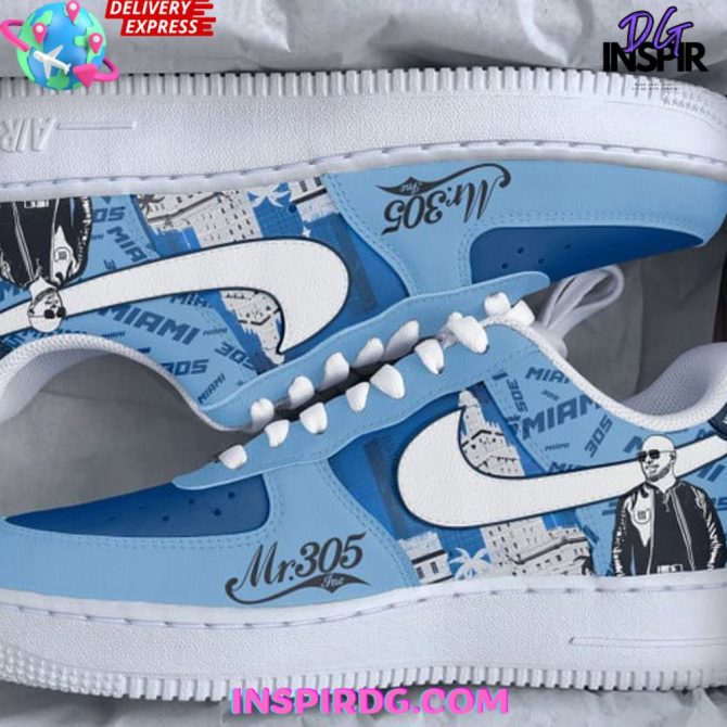 Pitbull Rapper Limited Edition Nike Air Force 1 - Image 3
