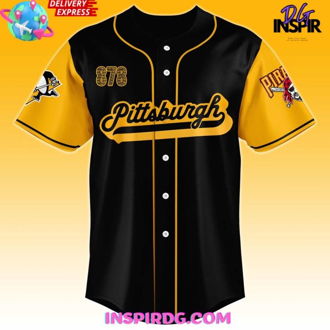 Pittsburgh Penguins Phil The Thrill Special Baseball Jersey - Image 2