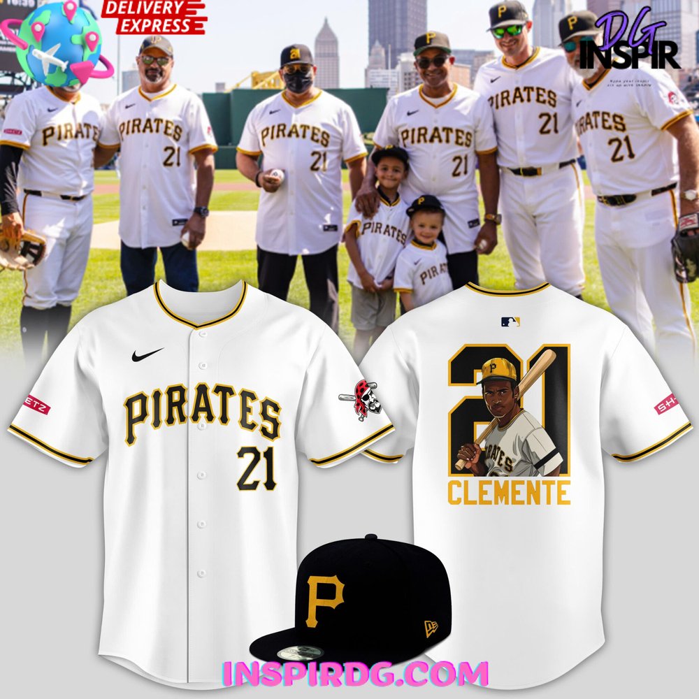 Pittsburgh Pirates Clemente Day 2024 Baseball Jersey