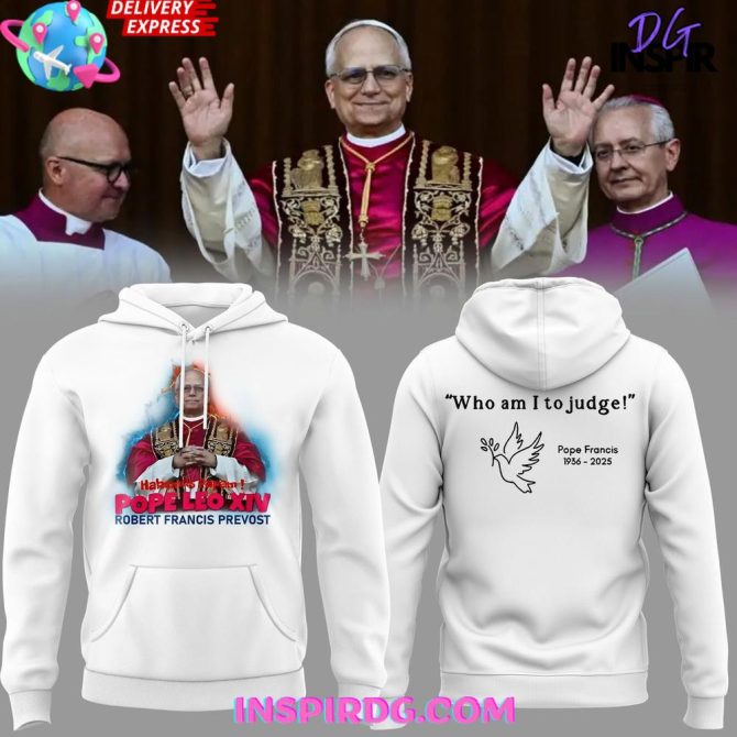 Pope Leo Xiv Robert Francis Prevost 2025 All Over Print Hoodie