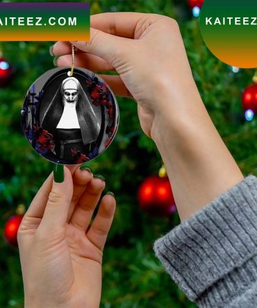 Porcelain Creepy Nun Halloween Tree Decor Gift Friends Ornament