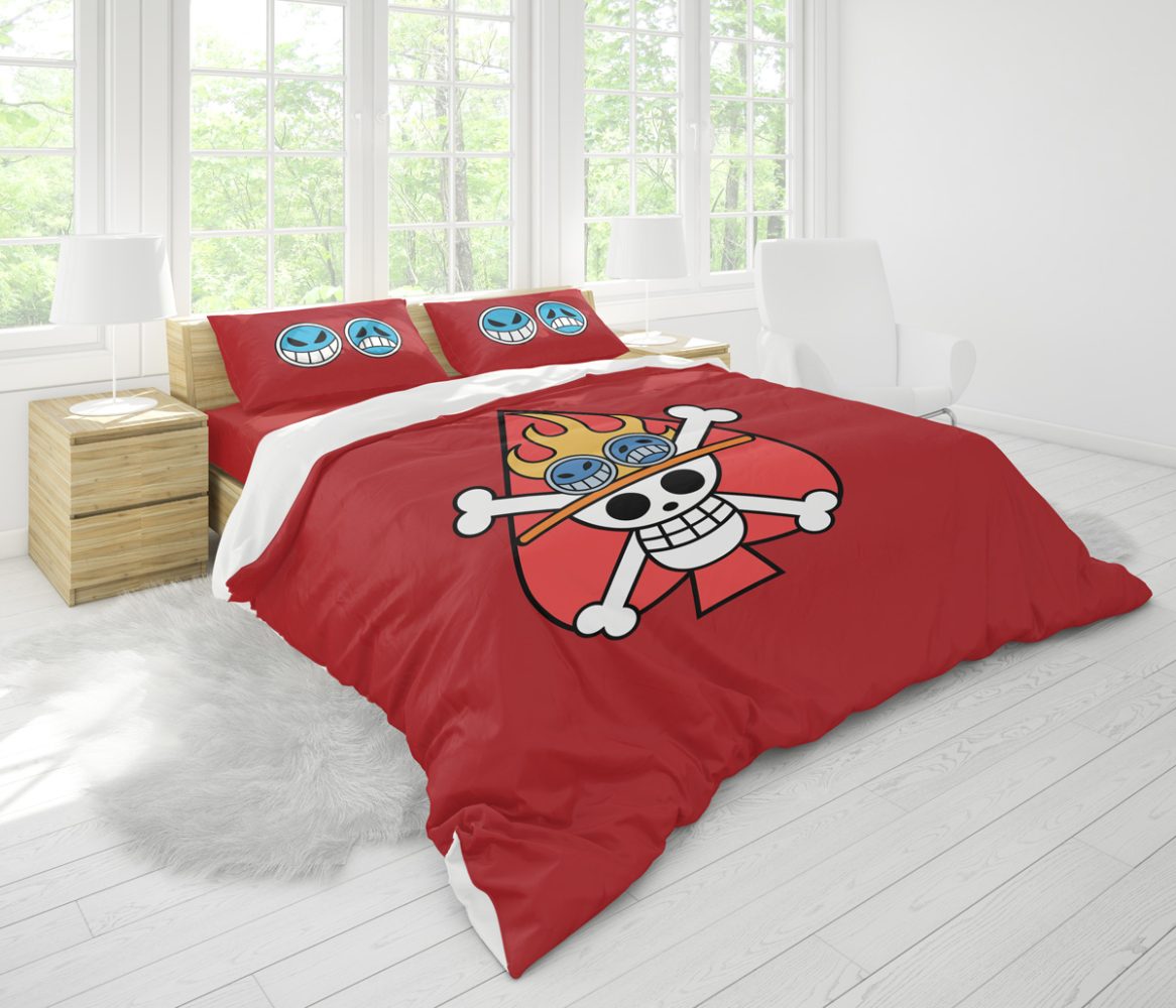 Portgas D. Ace One Piece Bedding Set - Image 2