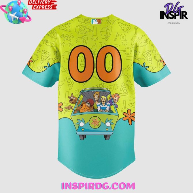 Custom Scooby-Doo X Portland Sea Dogs Jersey & Cap Set - Vibrant Design, Fast Delivery! - Image 3