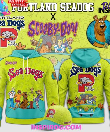 Portland Sea Dogs Scooby-Doo Day 2025 All Over Print Hoodie