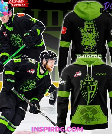 Prince Albert Raiders Contest Winning 2025 All Over Print Hoodie