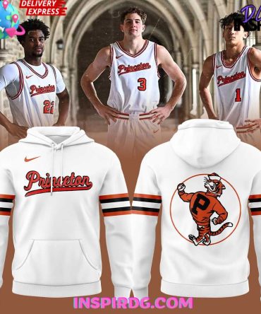 Princeton Tigers Men’S Basketball Vintage Uniform 2025 All Over Print Hoodie, 3D Hoodie