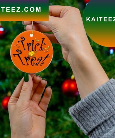 Pumpkin Trick Or Treat Halloween Tree Decor Gift Friends Ornament