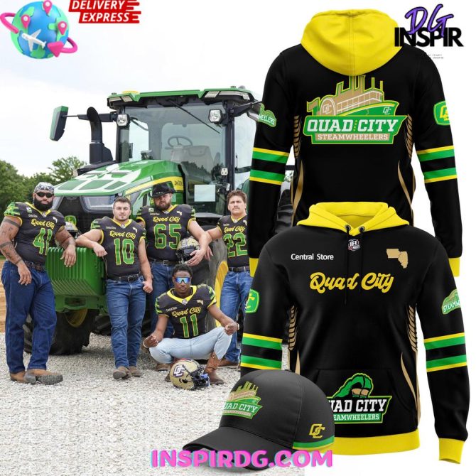 Quad City Steamwheelers Country Night 2025 All Over Print Hoodie
