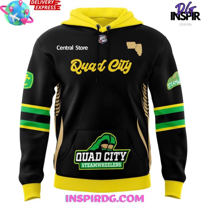 Quad City Steamwheelers Country Night 2025 All Over Print Hoodie - Image 2