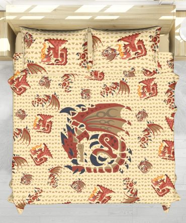 Rathalos Monster Hunter Bedding Set