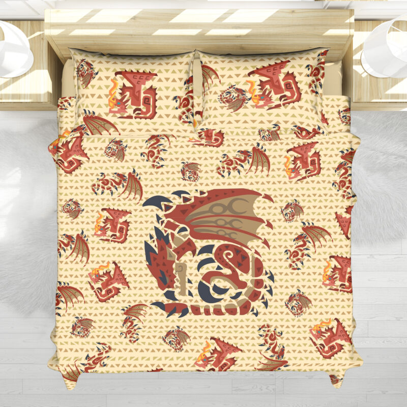 Rathalos Monster Hunter Bedding Set - Image 5