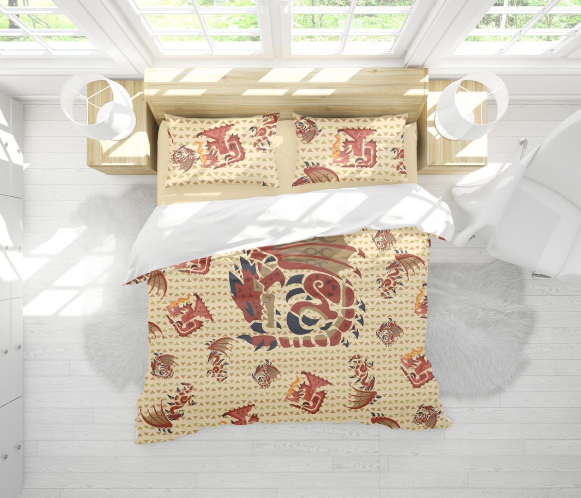 Rathalos Monster Hunter Bedding Set - Image 4