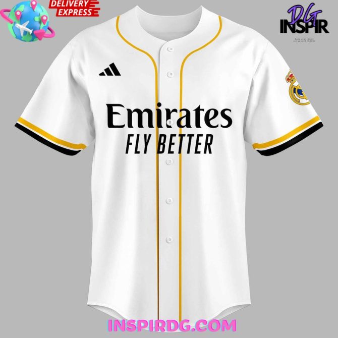 Real Madrid Cf X Mlb Club World Cup Limited Baseball Jersey - Image 2