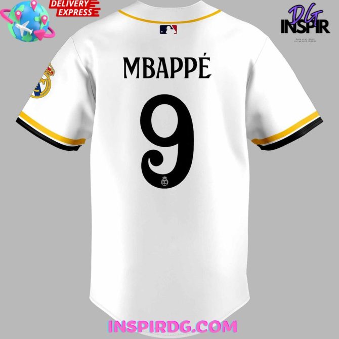 Real Madrid Cf X Mlb Club World Cup Limited Baseball Jersey - Image 3