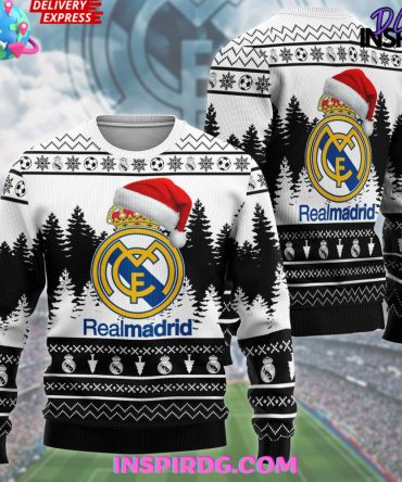 Real Madrid Merry Christmas  Ugly Christmas Sweater