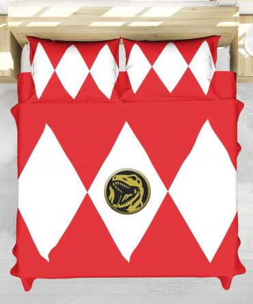 Red Ranger Mighty Morphin Power Rangers Bedding Set