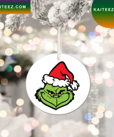 Resting Face Grinch Christmas Tree Decorations Christmas Grinch Decorations Outdoor Ornament