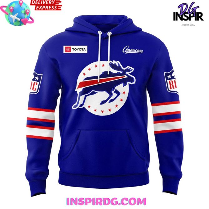 Rochester Americans Bills Day 2025 Limited Edition All Over Print Hoodie - Image 2
