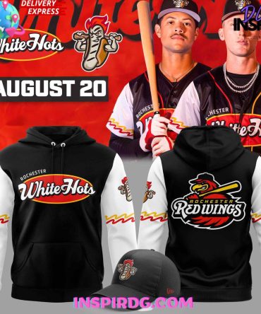 Rochester Red Wings White Hots August 20 All Over Print Hoodie